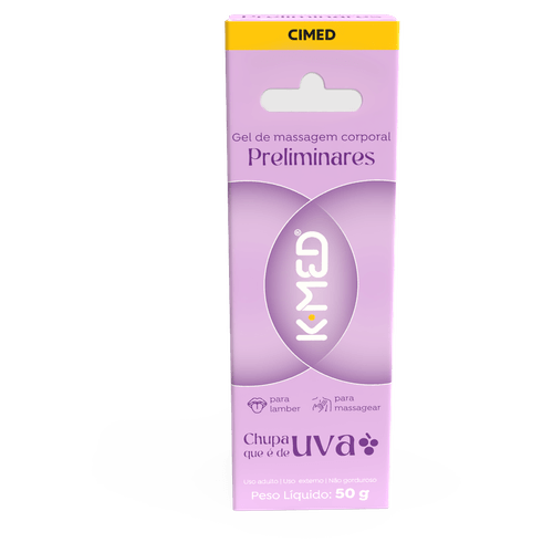 Gel Lubrificante Preliminares 50g Uva K-Med