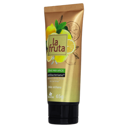 Creme Para Mãos Davene Antibac La Fruta Limão 65G - Davene