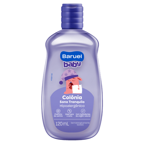 Colônia Infantil Turma Xuxinha Sono Tranquilo 120ml Lavanda e Camomila Baruel