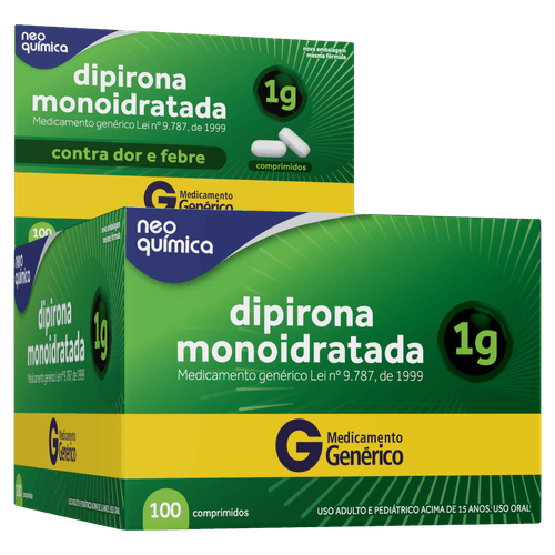 Dipirona Sodica 1g 04 Comprimidos - Genérico - Hypera