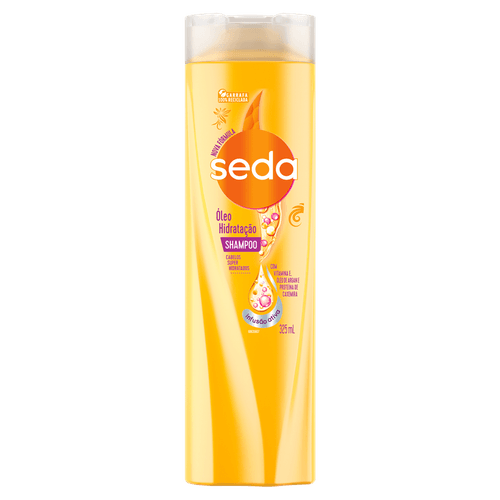 Shampoo Óleo Hidratação 325ml Seda para Cabelos Ressecados