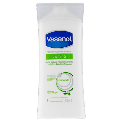 Loção Desodorante Recuperação Intensiva Camomila 200ml Vasenol