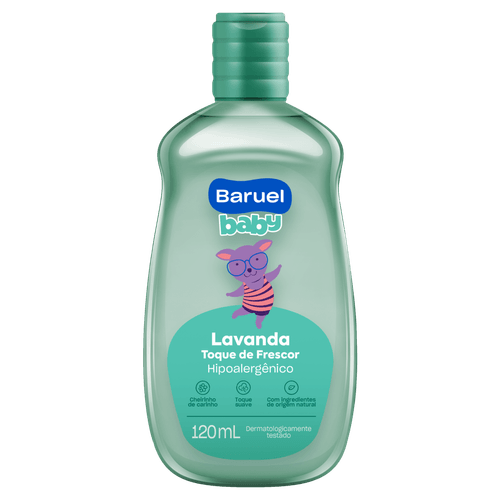 Colônia infantil Turma Xuxinha 120 mL Lavanda Baruel - Hipoalergênica