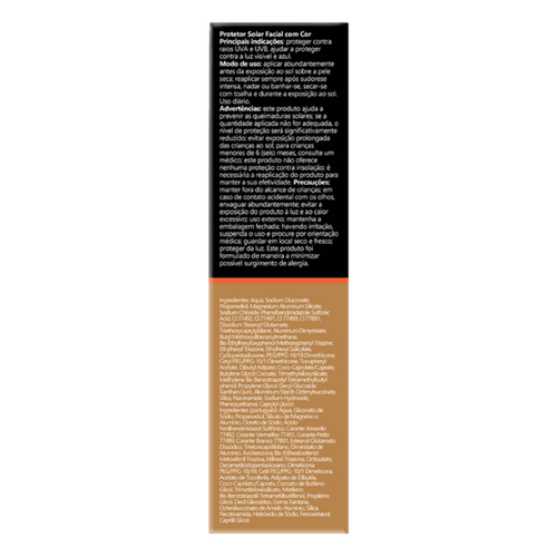 Protetor Solar Facial Antioleosidade com Cor 4.0 FPS 70 Principia PS-05 - 30ml