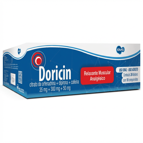 Doricin 300mg + 35mg + 50mg 10 Comprimidos - EMS