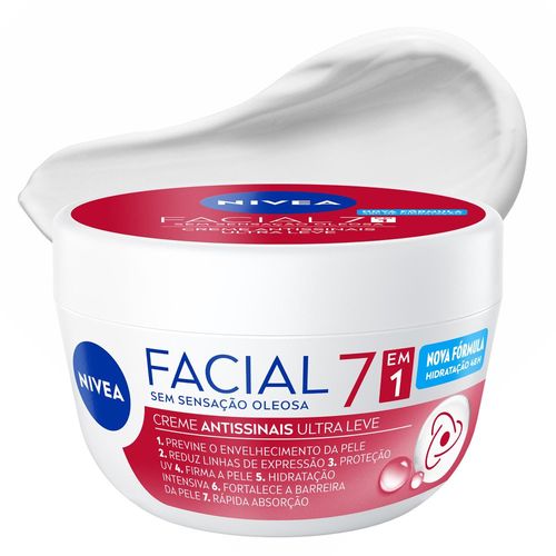 Nivea Creme Facial Antissinais Ultraleve 7 em 1 - 100g