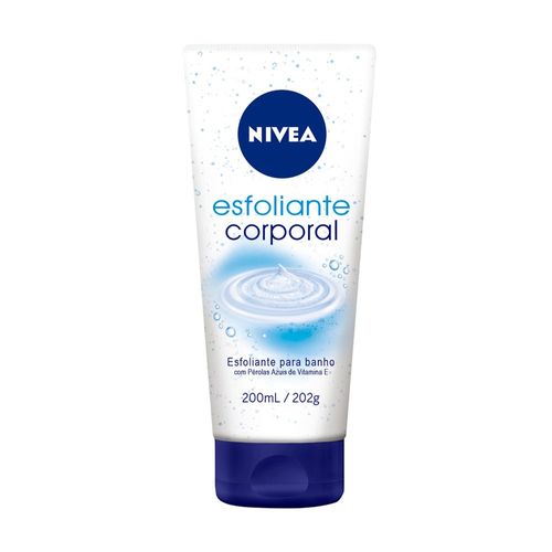 Sabonete Líquido Esfoliante Corporal para Banho 200ml com Vitamina E Nivea