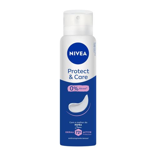 Desodorante Antitranspirante Aerosol Protect Care 72h 150ml NIVEA Creme