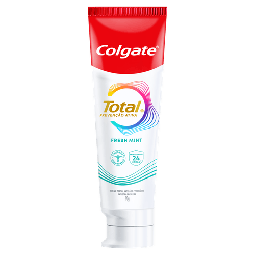 Creme Dental Fresh Mint Colgate Total Prevenção Ativa - 90g
