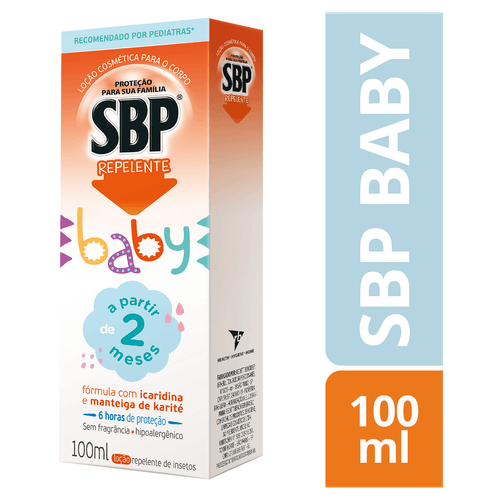 Repelente Loção Icaridina SBP Baby 100ml