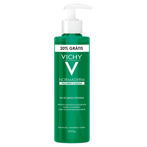 Gel de Limpeza Facial Normaderm Pele Oleosa 300g Vichy