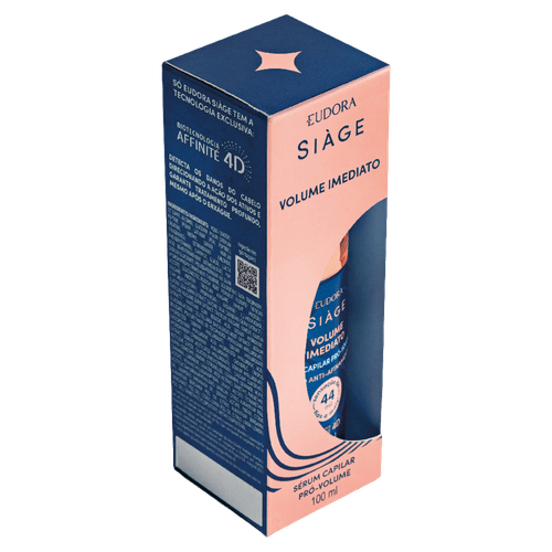 Sérum Eudora Siàge Volume Imediato - 100ml