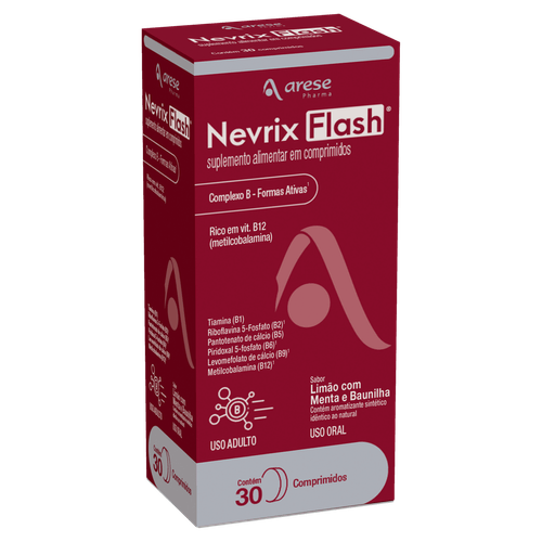 Nevrix Flash Suplemento Alimentar Arese - 30 Comprimidos