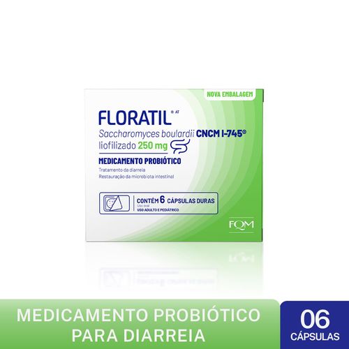 Floratil 250mg - 6 Cápsulas