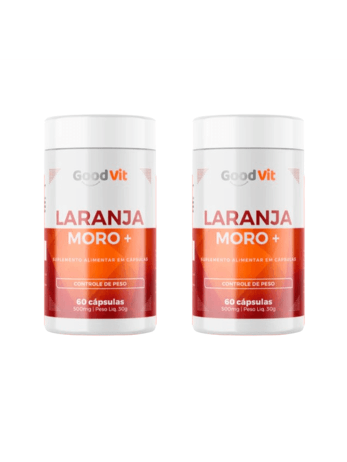 Kit C/2 Laranja Moro 500mg C/60 Cápsulas - Good Vit