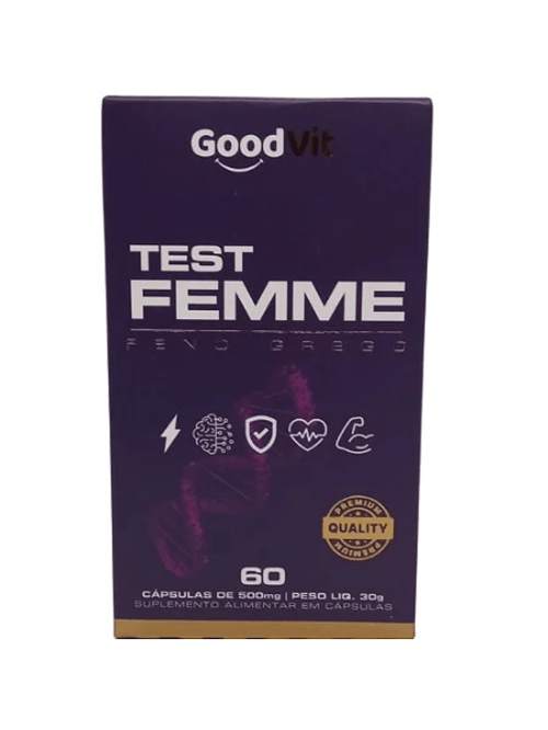 Teste Femme Feno Grego C/60 Cápsulas - Good Vit