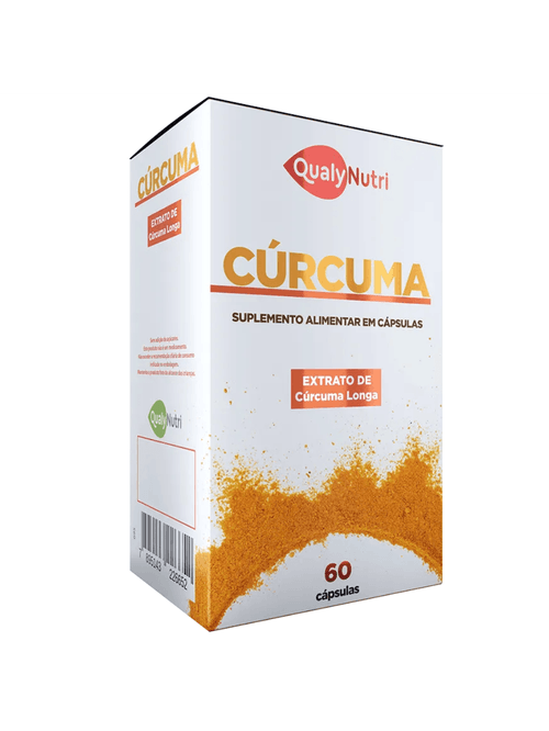 Cúrcuma Longa Suplemento 500mg 60 Cápsulas Qualy Nutri