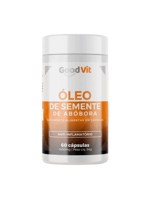 Óleo de Semente de Abóbora 1000mg 60 Cápsulas Good Vit Saúde da Próstata e Coração