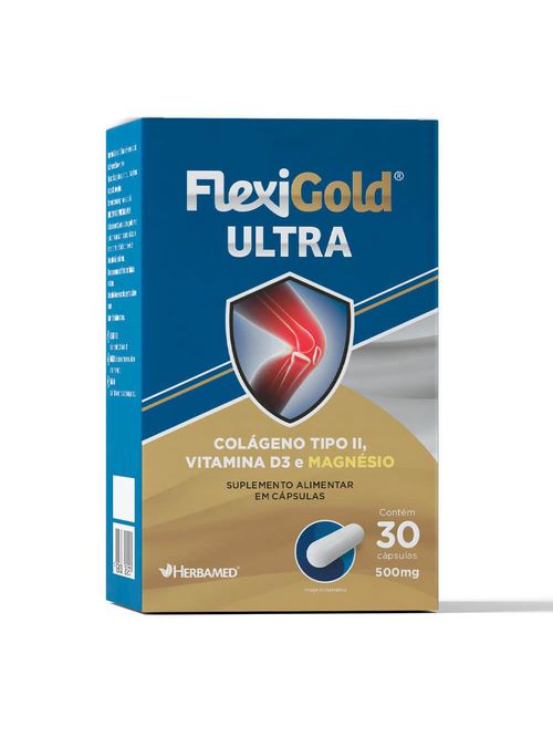 Flexigold Ultra Colágeno Tipo II 30 Cápsulas - Herbamed