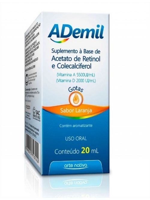 Ademil A+D Gotas 20ml - Arte Nativa