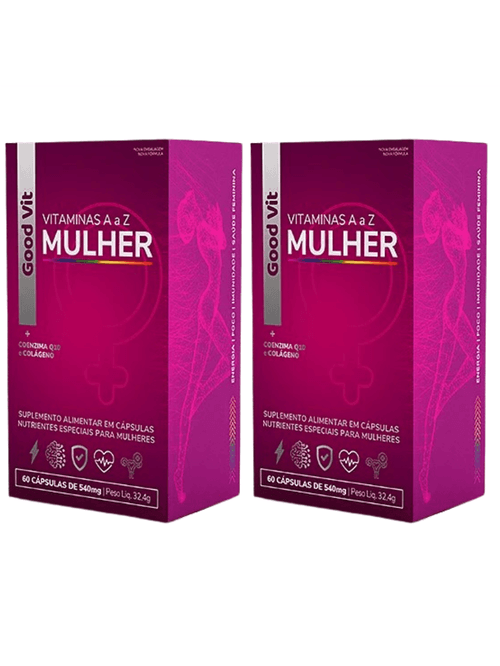 Kit C/2 Vitamina A a Z Mulher C/60 Cápsulas - Good Vit