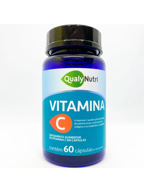 Vitamina C 500MG C/60 Cápsulas - QualyNutri