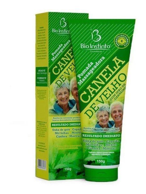 Pomada Massageadora Canela de Velho 150g - Bio instinto