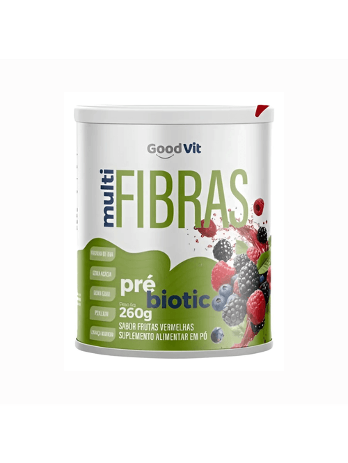 Multi Fibras 300g sabor frutas vermelhas - Good Vit