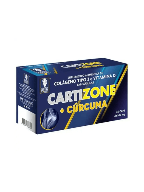 Cartizone Colágeno + Cúrcuma Tipo Ii 500Mg C/60 Cápsulas