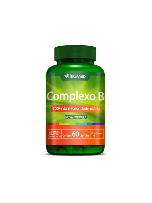Complexo B 100% Idr C/60 Cápsulas - Herbamed
