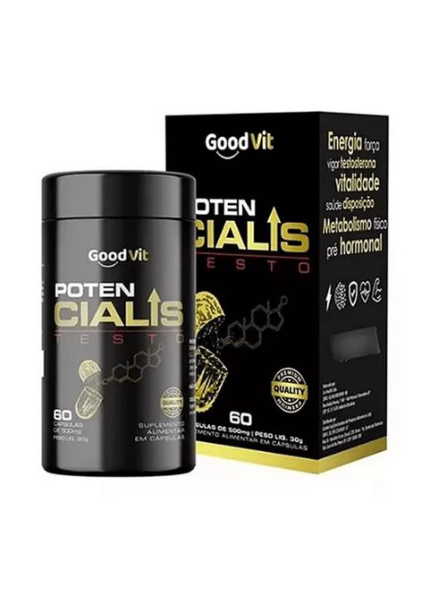 Poten Cialis Testo Energia Homem 60 Cápsulas Good Vit