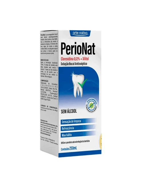 Perionat Solução Bucal Sem Alcool 250ml - Arte Nativa