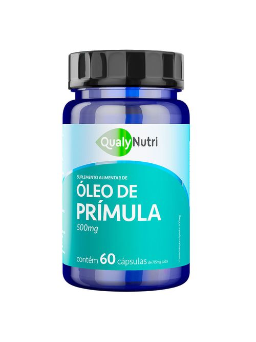 Óleo de Prímula TPM Pele 500mg 60 Cápsulas Qualy Nutri