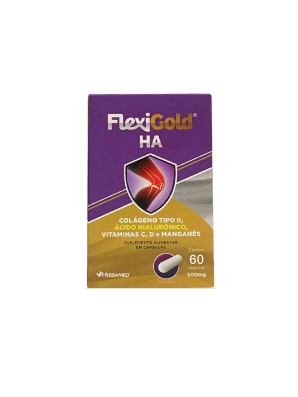 Encontraproduto.com.br - Flexigold HA C/60 Cápsulas