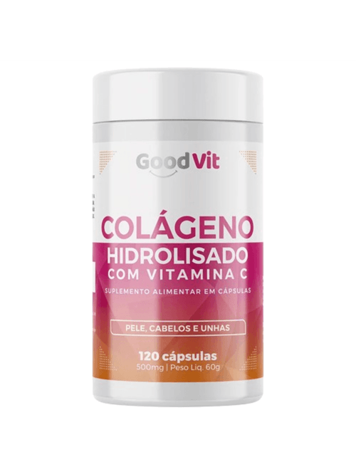 Colágeno Hidrolisado + Vit C/120 Cápsulas - Good Vit