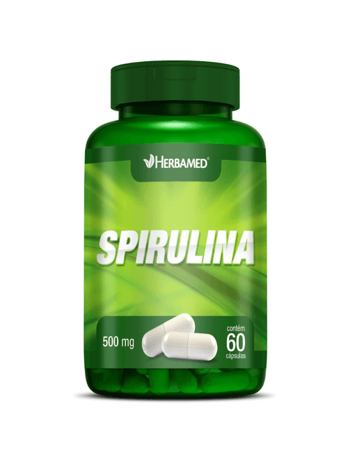 Spirulina 500mg C/60 Cápsulas - Herbamed