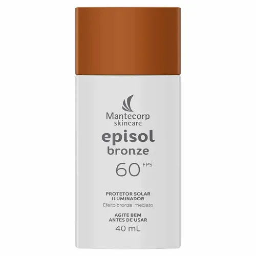 Protetor Solar Iluminador Episol FPS 60 Bronze Glow 40ml Mantecorp Skincare