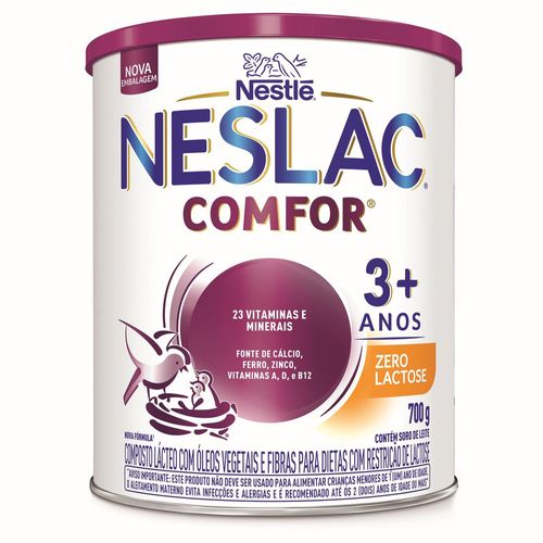 Composto Lácteo Zero Lactose Comfor Neslac 700g