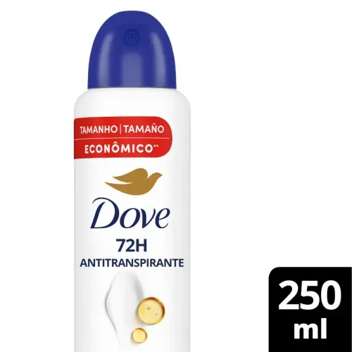 Dove Desodorante Antitranspirante Aerossol Original 250 ml proteção e hidratação prolongada
