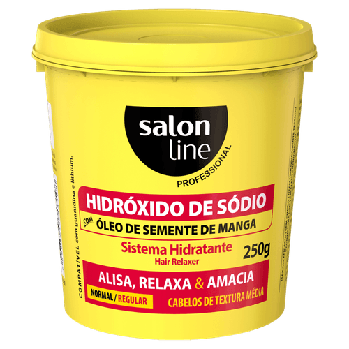 Salon Line Creme Relaxamento Regular Manga 250g para Cabelos Médios