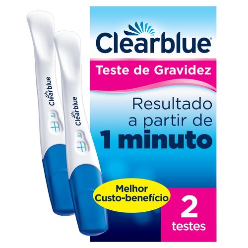 Teste de Gravidez Clearblue Plus -2 unidades
