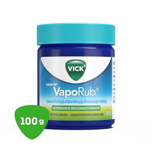 Vaporizante Descongestionante Vick VapoRub - 100g