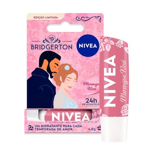 Hidratante Labial Merengue Rosé Bridgerton Nivea - 4,8g