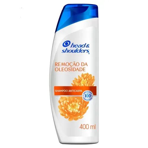 Shampoo Anticaspa Remoção da Oleosidade 400ml Head & Shoulders para cabelos oleosos
