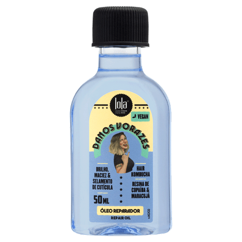 Lola Óleo Reparador Capilar From Rio Danos Vorazes Frasco 50ml Vegano Cruelty Free