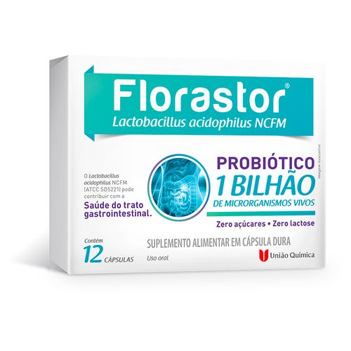 Florastor Suplemento Alimentar - 12 Cápsulas Duras