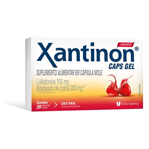 Xantinon União Química - 20 Cápsulas Gel