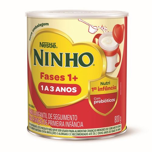 Fórmula Infantil Ninho Primeira Infância 800g com Prebióticos Nestlé