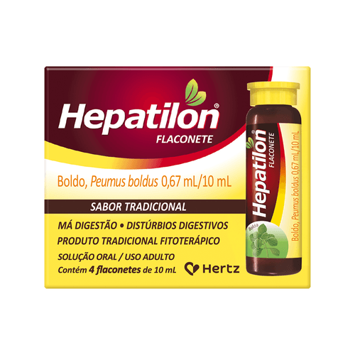 Hepatilon 10ml - 4 Flaconetes