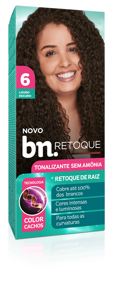 Tonalizante Louro Escuro 6.0 Sem Amônia 90g